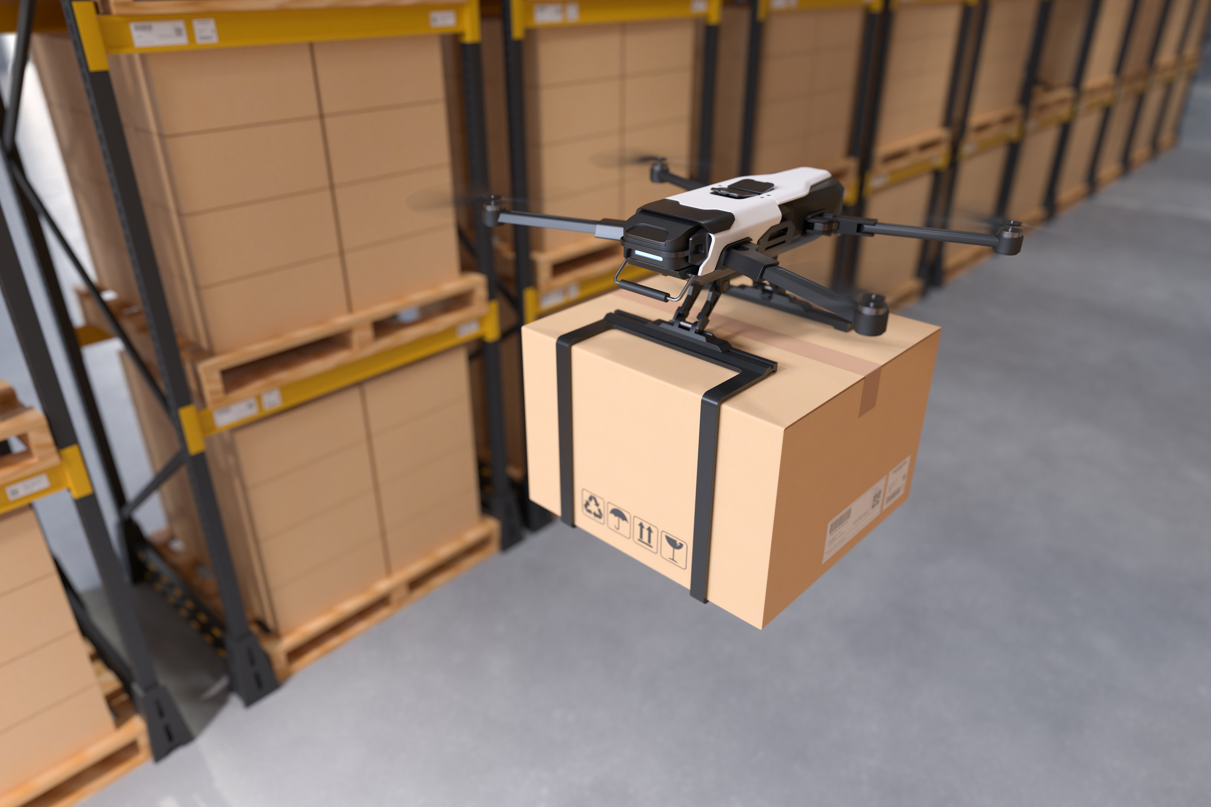 Delivery Drone for Air Shipment